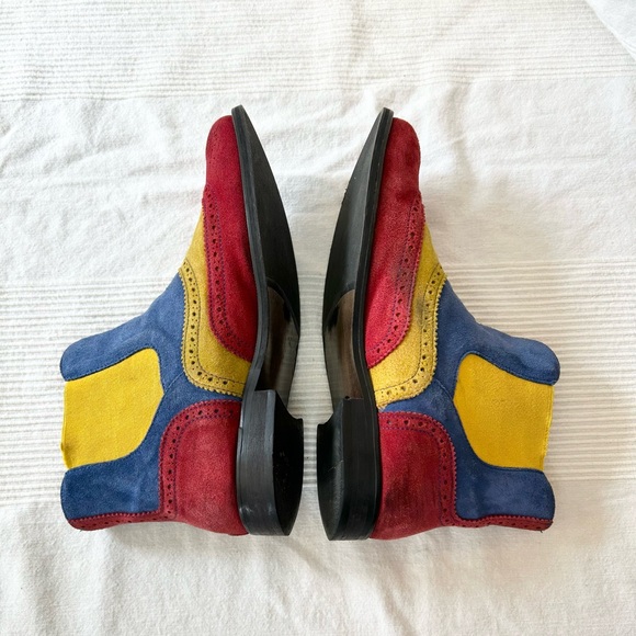 Girotti Men's Brogue Chelsea Ankle Boots - Picture 8 of 15